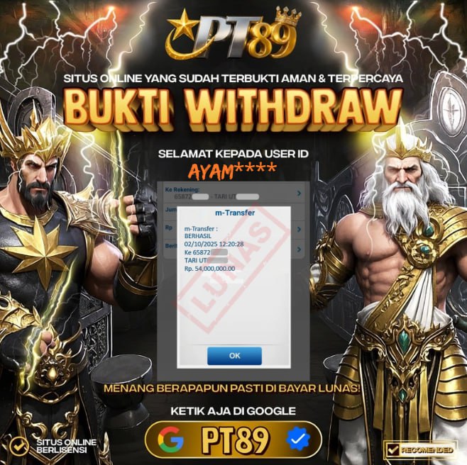 BUKTI WITHDRAW 5 Lions Megaways 2 - Pragmatic	