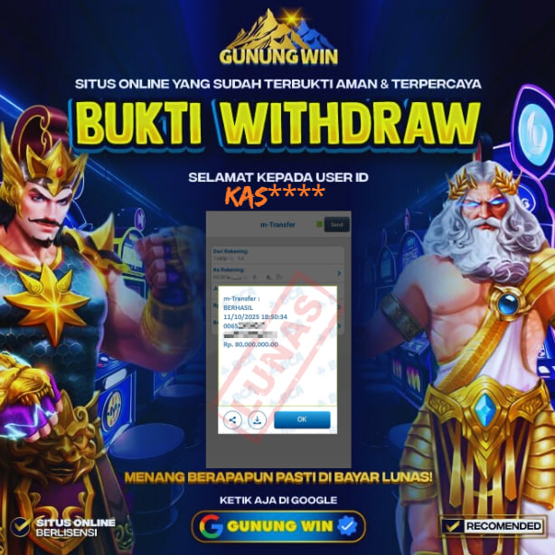 BUKTI WITHDRAW 5 Lions Megaways 2 - Pragmatic