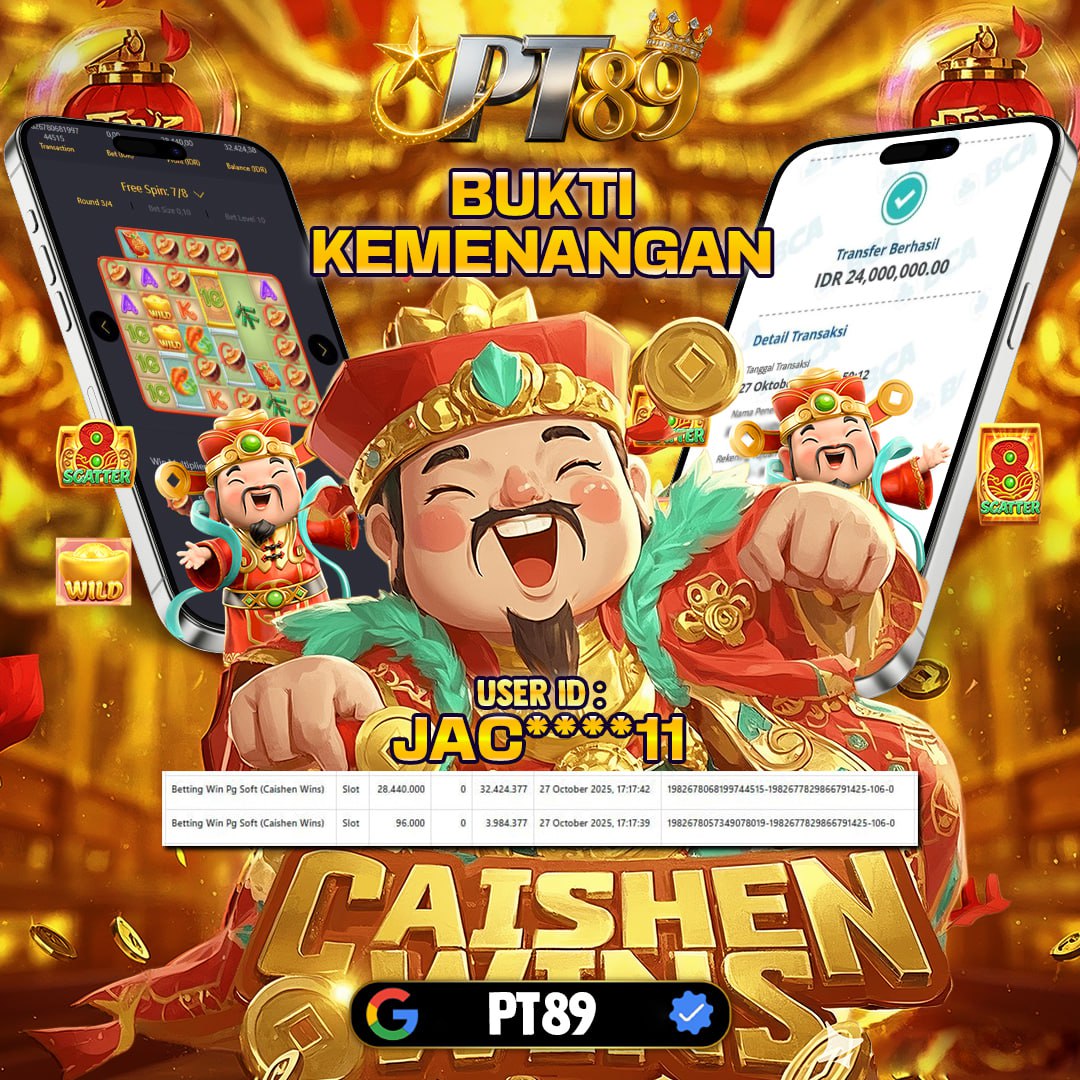 BUKTI WITHDRAW Caishen Wins- PG Soft	