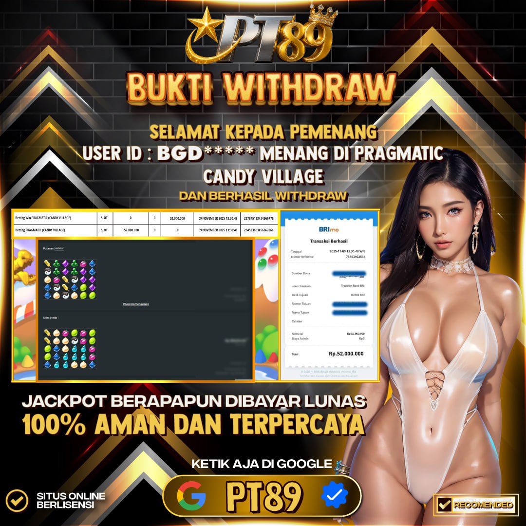 BUKTI WITHDRAW Candy Village - Pragmatic Play	
