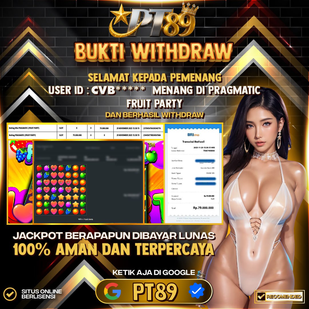 BUKTI WITHDRAW Fruit Party - Pragmatic	