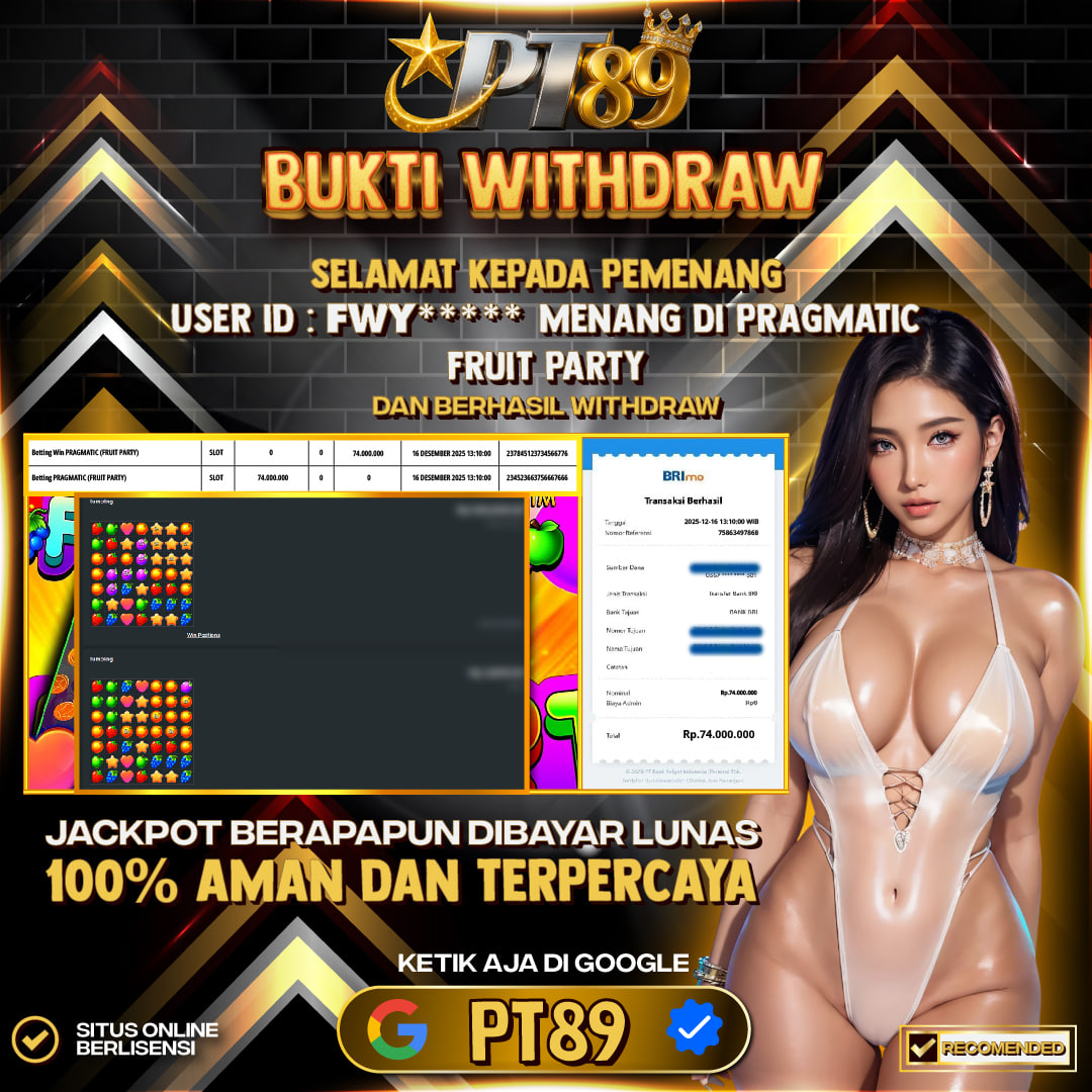 BUKTI WITHDRAW Fruit Party - Pragmatic