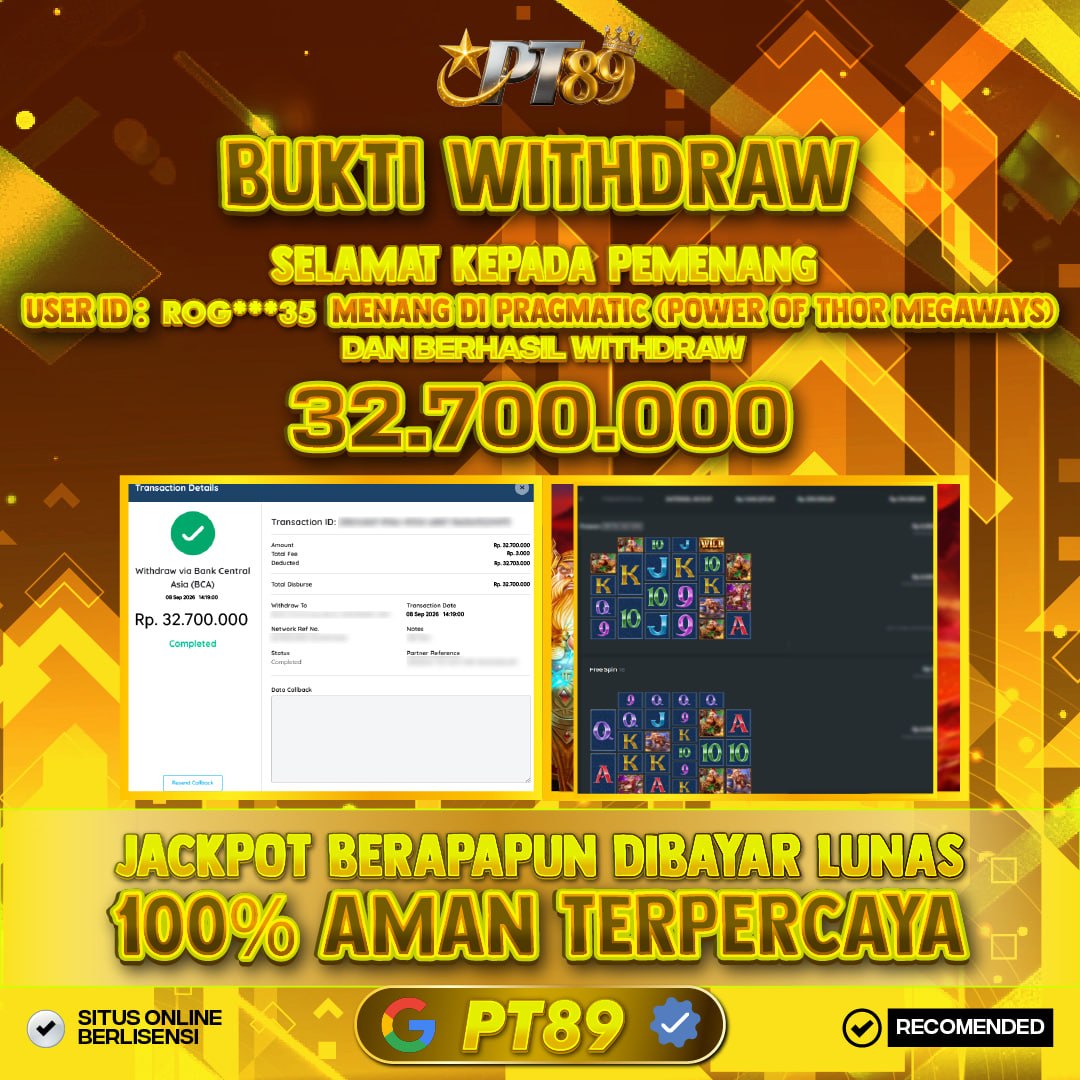BUKTI WITHDRAW Power Of Thor Megaways - Pragmatic