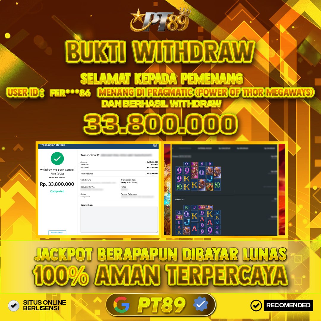 BUKTI WITHDRAW Power Of Thor Megaways - Pragmatic
