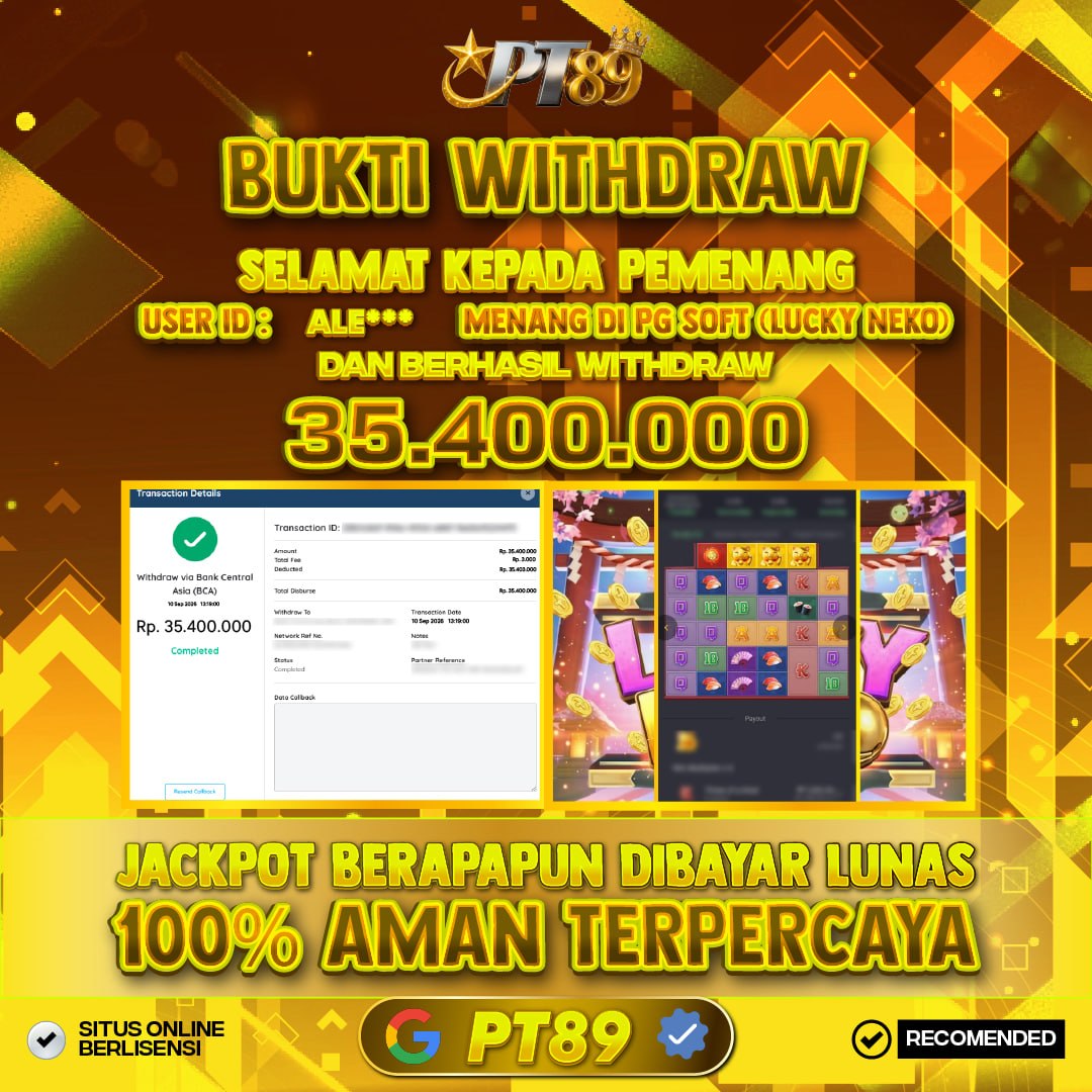 BUKTI WITHDRAW Lucky Neko - Pg Soft