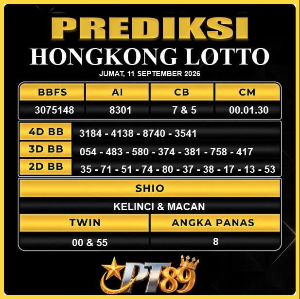 PREDIKSI TOGEL PT89