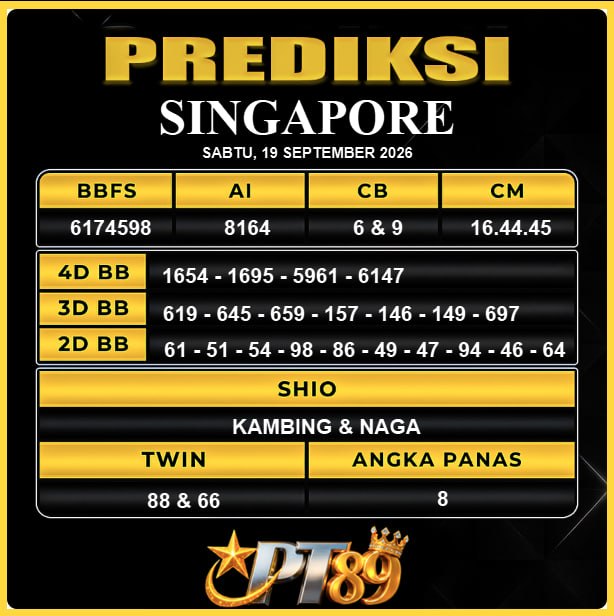 PREDIKSI TOGEL PT89