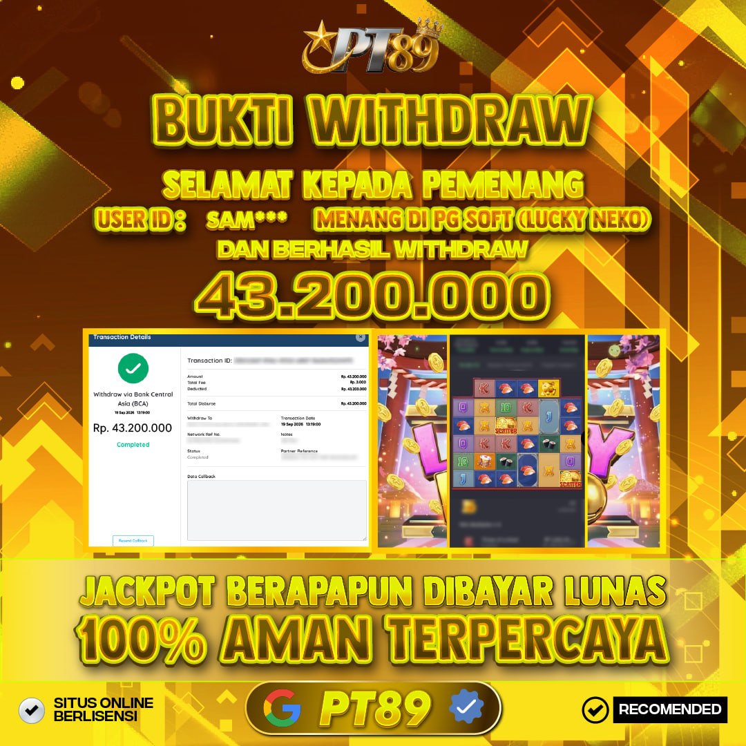 BUKTI WITHDRAW Lucky Neko - Pg Soft